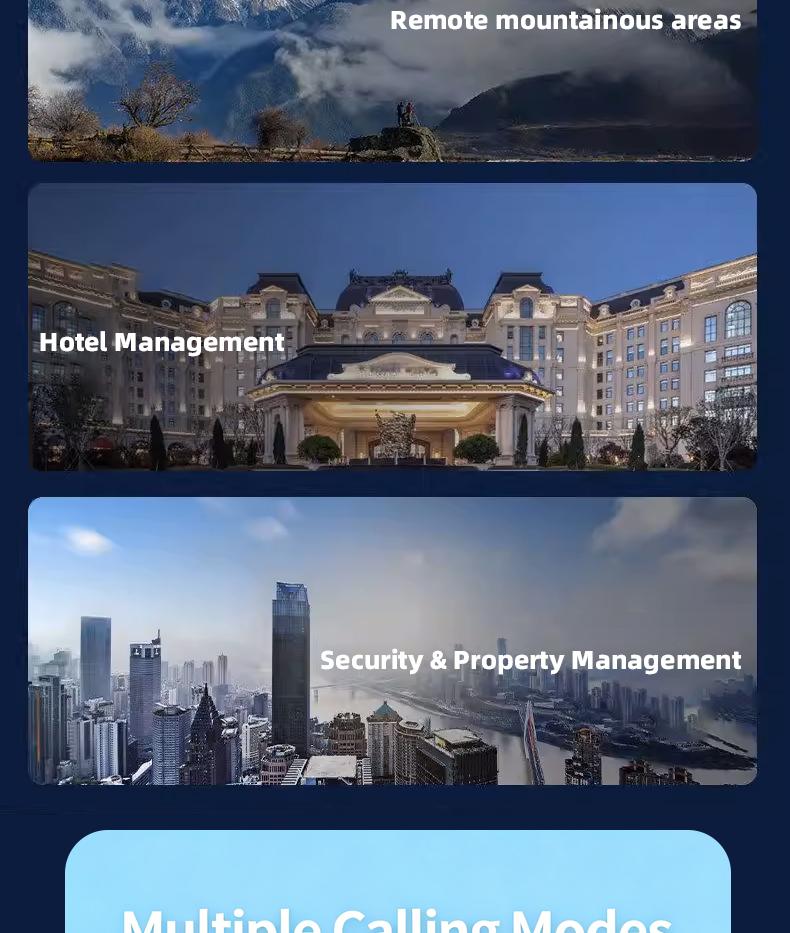 Aluminum alloy shell 4G walkie talkie Zello Android system equipped with WiFi Bluetooth, capable of long-distance communication. Ultra thin two-way walkie talkie is very suitable for hotels, restaurants, and property service wireless walkie talkies