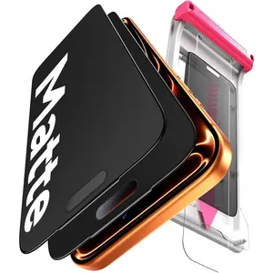 Matte Privacy Screen Protector for iPhone 17 Pro Max - [Anti-Glare & Anti-Fingerprint] [24° Anti Spy] [Smooth as Silk] 9H+ Tempered Glass With Auto Fit Box Zero Bubble,2 Pack