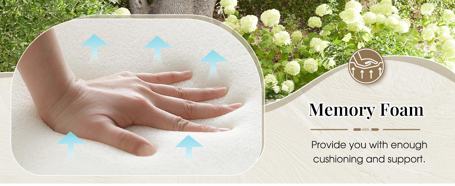 Downluxe Outdoor Chair Cushions for Patio Furniture, Water-Resistant Square Corner Patio Chair Cushions with Ties, High Density Foam Outdoor Seat Cushion, Perfect Home Decor, 18.5" X 16" X 3", #TikTokShopBlackFriday