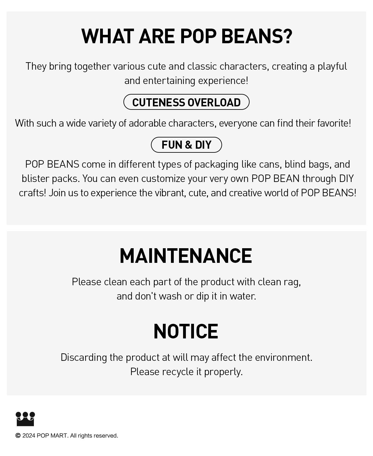 POP MART POP BEAN Lucky Charm Series