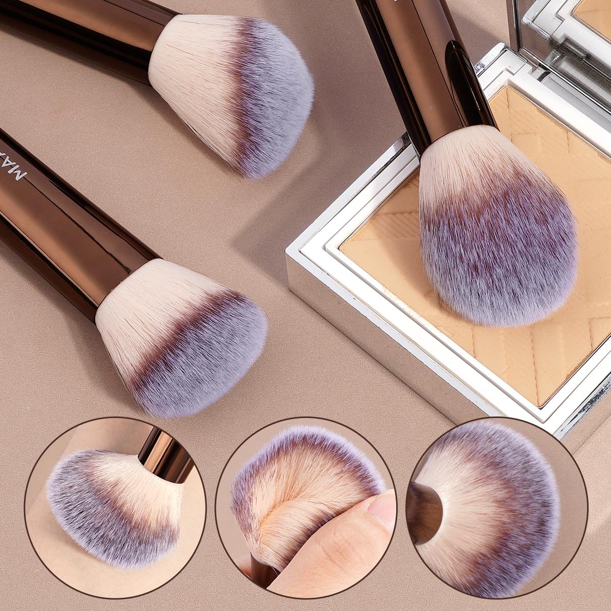 MAANGE Makeup Brush Set, 13pcs/set Professional Cosmetic Brushes Kit, Travel Soft Makeup Brush Set, Concealer Brush, Detail Makeup Brush Gift for Women & Girl, Brush Kits, Makeup Brushes Set, Highlighter Brush, Beauty Products