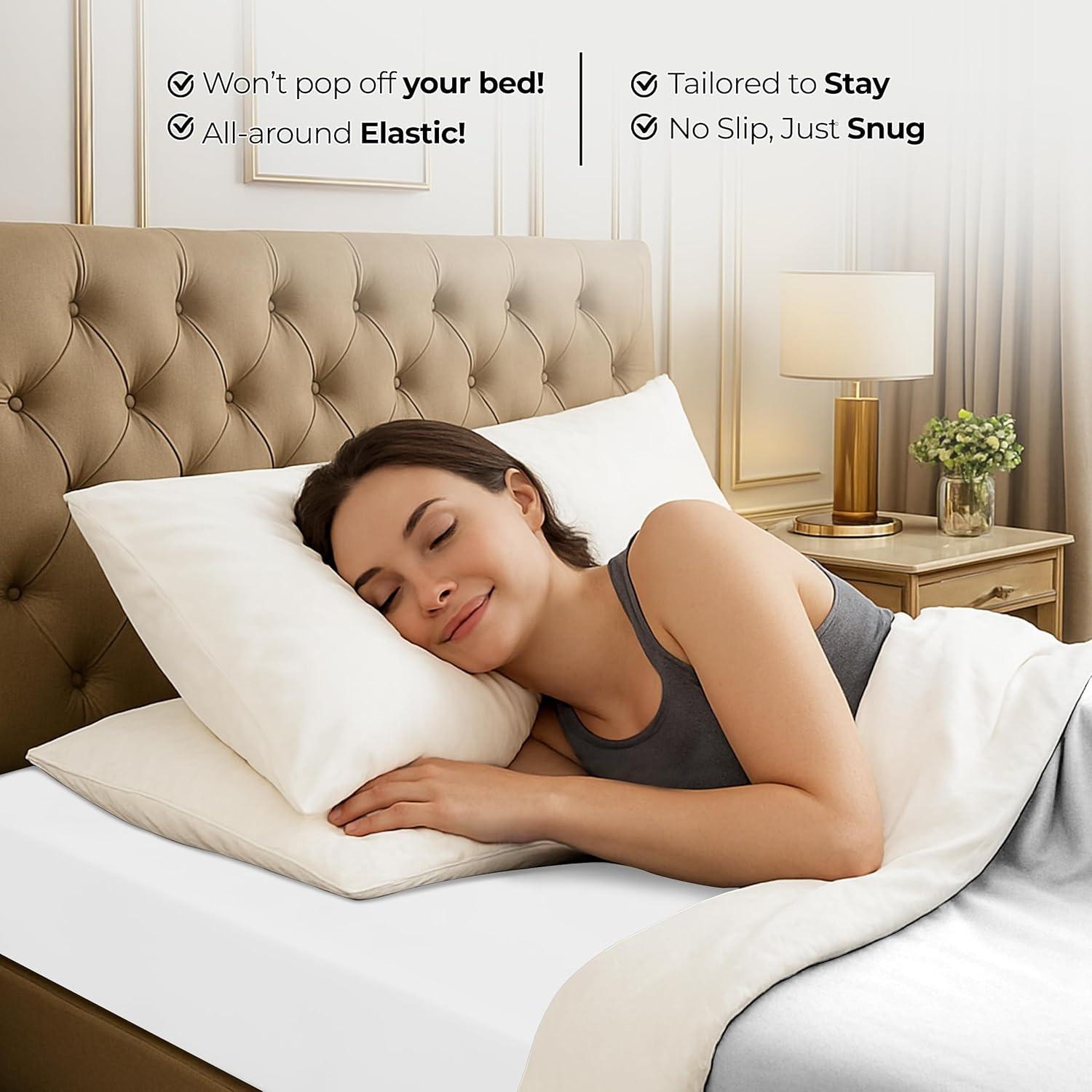 3pc Solid Color Fitted Sheet Set, Bed Sheet Sets, with 10inch deep pockets, available in single, double, and king sizes, perfect for bedrooms, guest rooms, dormitories, and hotels