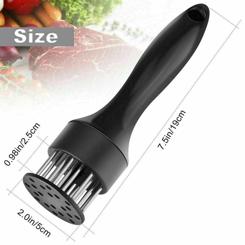 Stainless Steel Meat Tenderizer Needle Steak BBQ Kitchen Cooking Tool