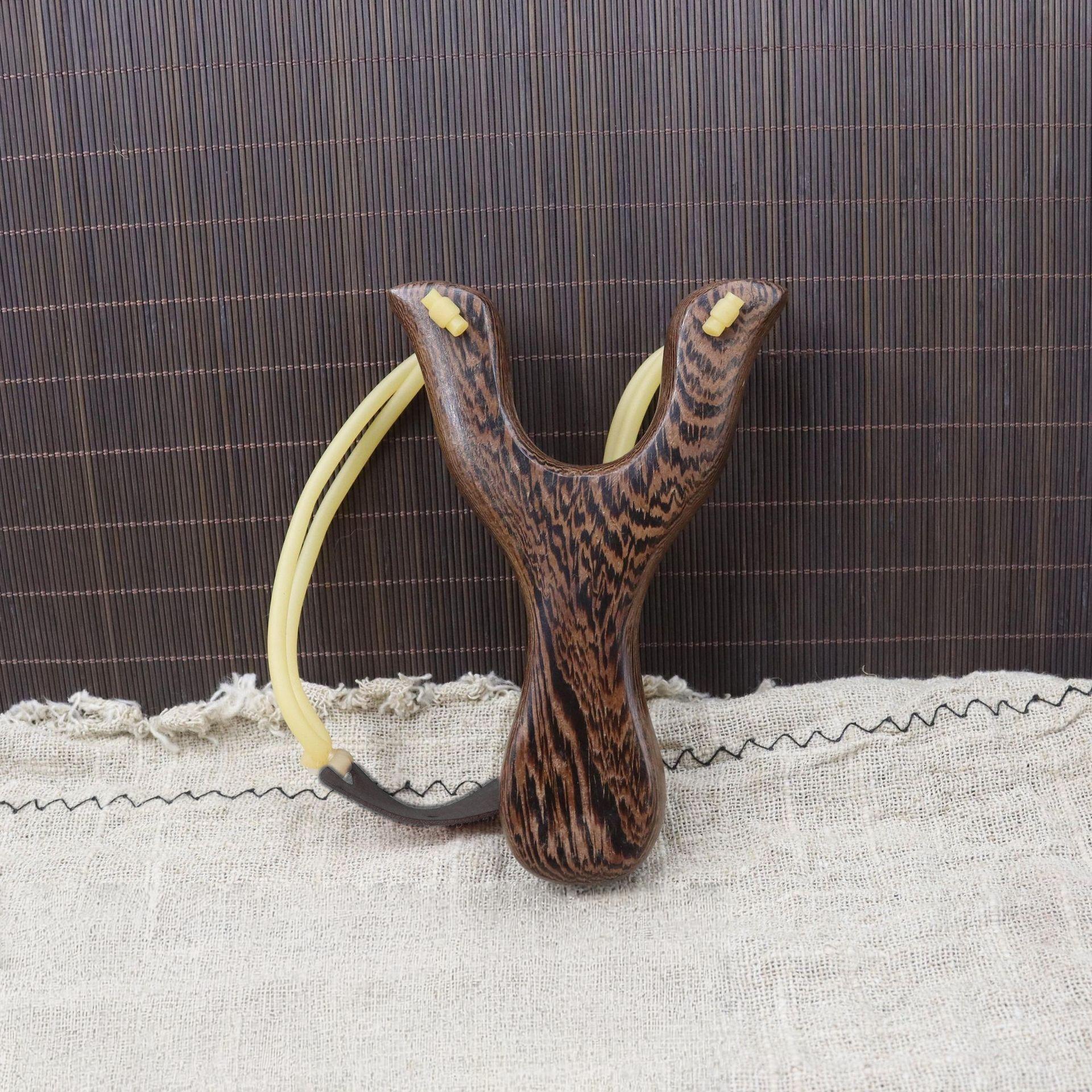 Wooden Slingshot Toy, 1 Count Outdoor Shooting Toy, Outdoor Shooting Toy for Adults, Outdoor Recreation Equipment