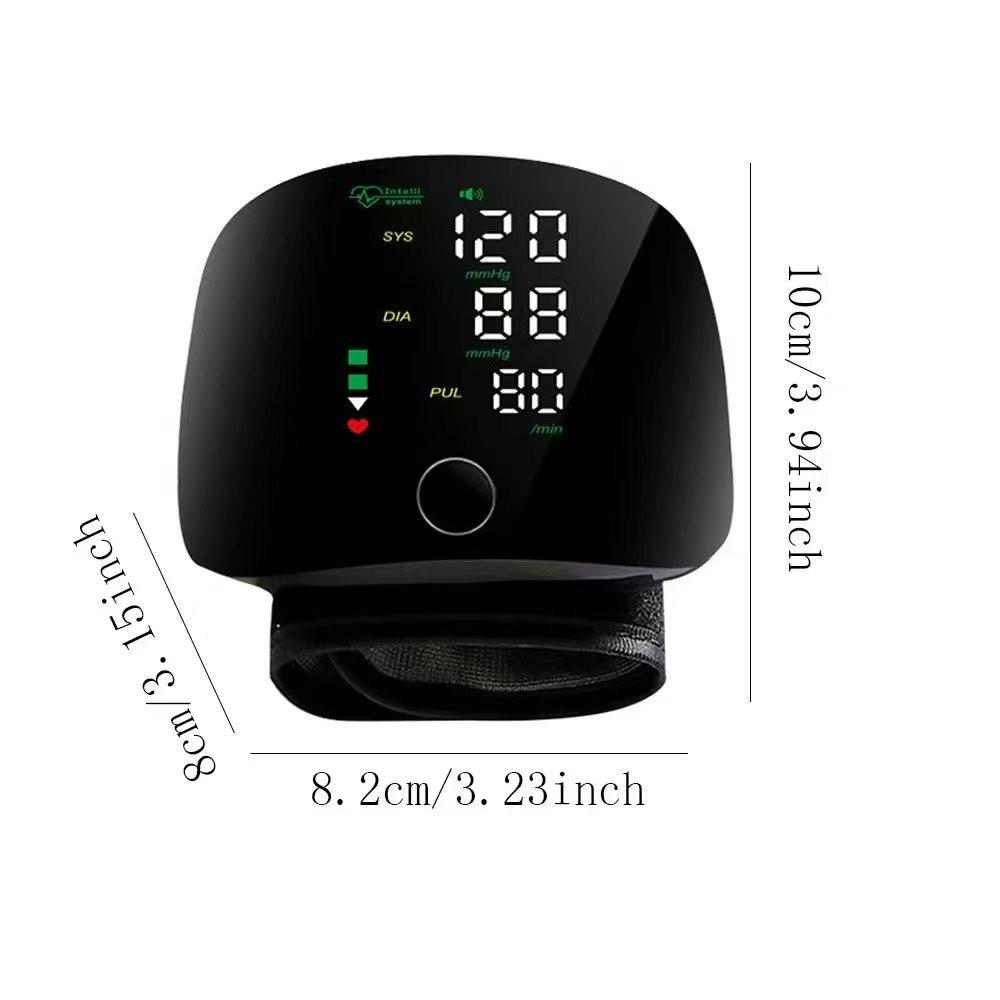 2026 New Wrist Blood Pressure Monitor, LED Display, Touch Screen, 99x2 Memory, Portable Case, Adjustable, Ideal Gift for Elders