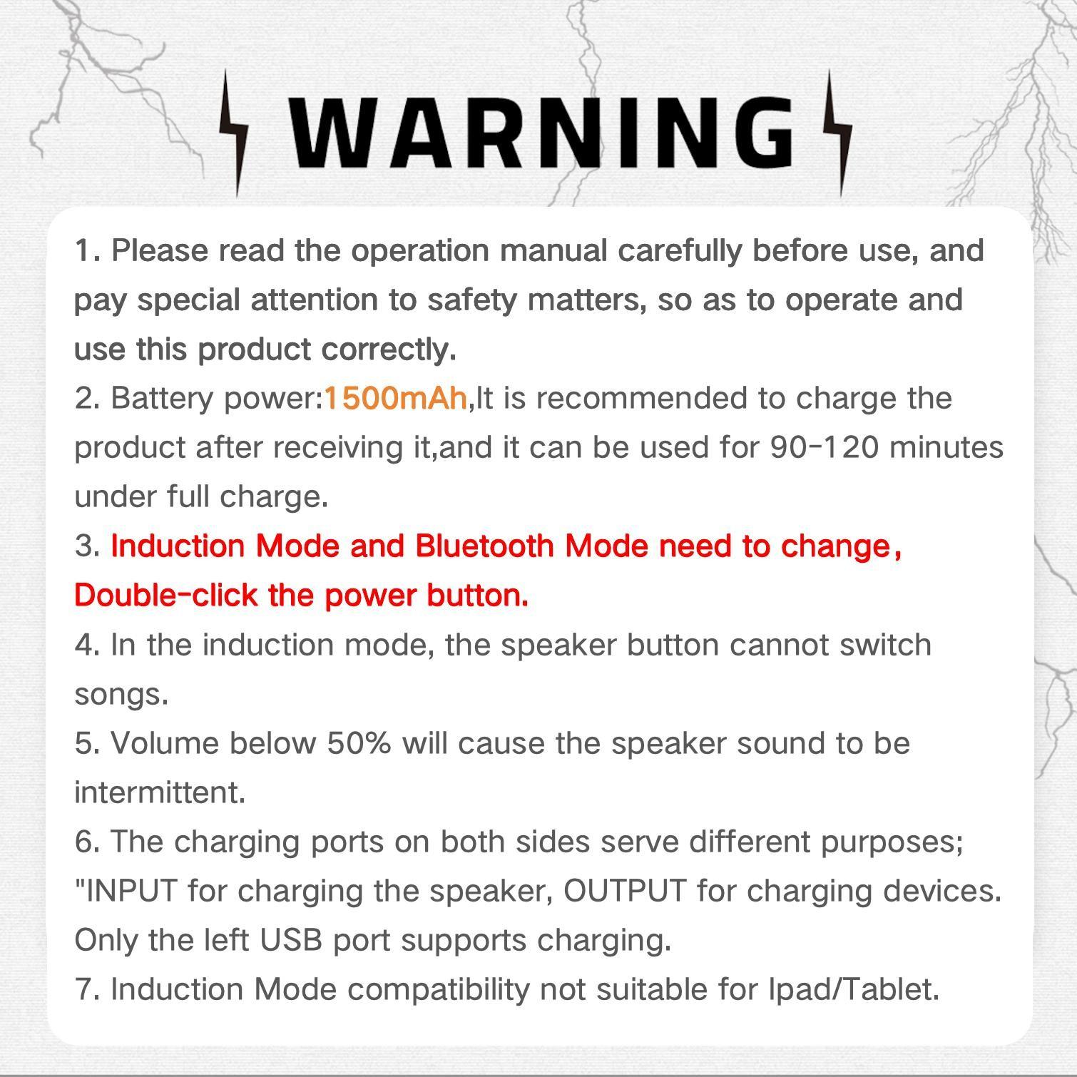 Five-In-One Wireless Bluetooth-compatible Speaker & Phone Stand, 1500mah USB Charging Power Bank, 360° Adjustable Holder, RGB Atmosphere Light