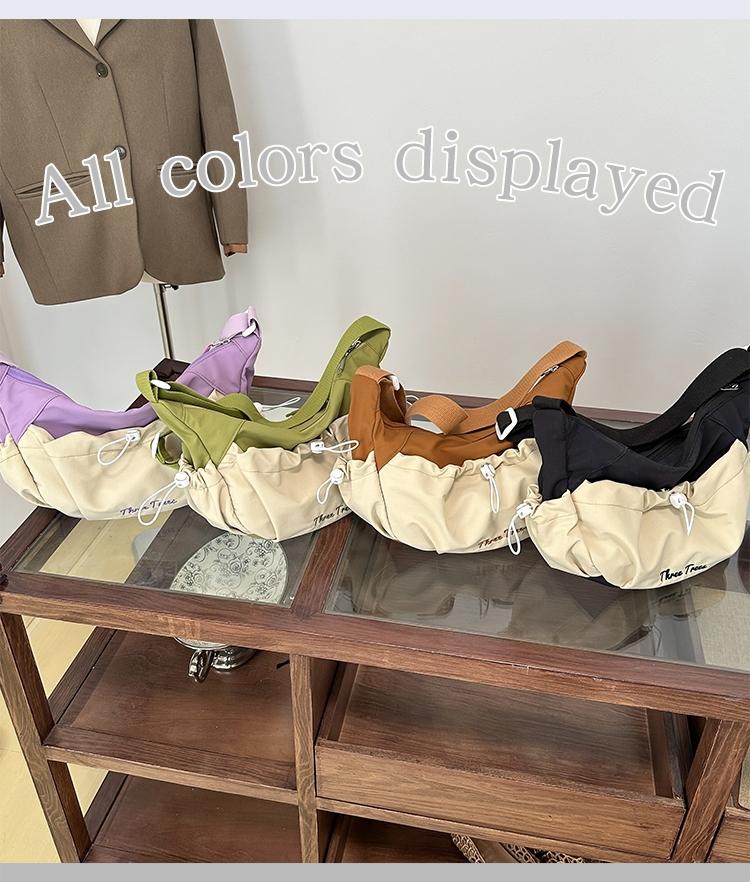 Cloud Soft Hobo Dumpling Crossbody Bag for Women Teen Girls, Lightweight Crescent Shaped Single Shoulder Sling Purse, Spacious Slouchy Handbag for Student Daily School Travel Shopping Casual Outdoor Use