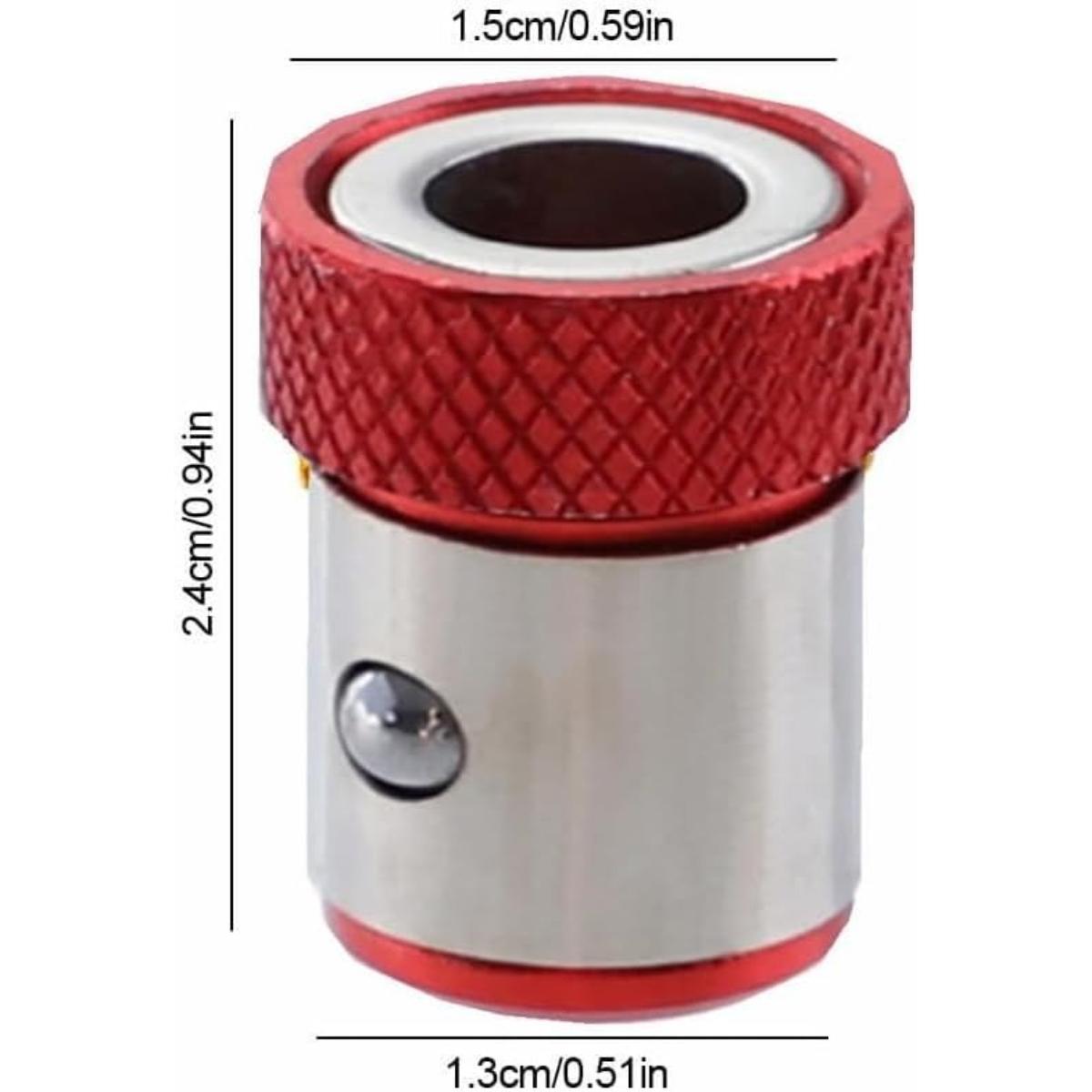 Upgraded Screwdriver Bit Magnetic Ring, Universal Magnetized Screws, Detachable, Suitable for Hex Screwdrivers and Electric Screwdriver Bits, Magnetic Screw Ring, Metal Magnetized Screws (3 pieces, mixed set)