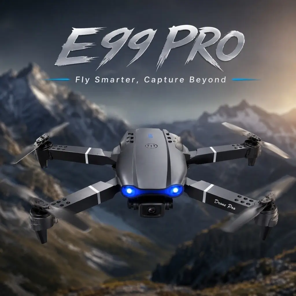 E99 PRO RC Quadcopter Toy with Screen Remote for Outdoor Flying