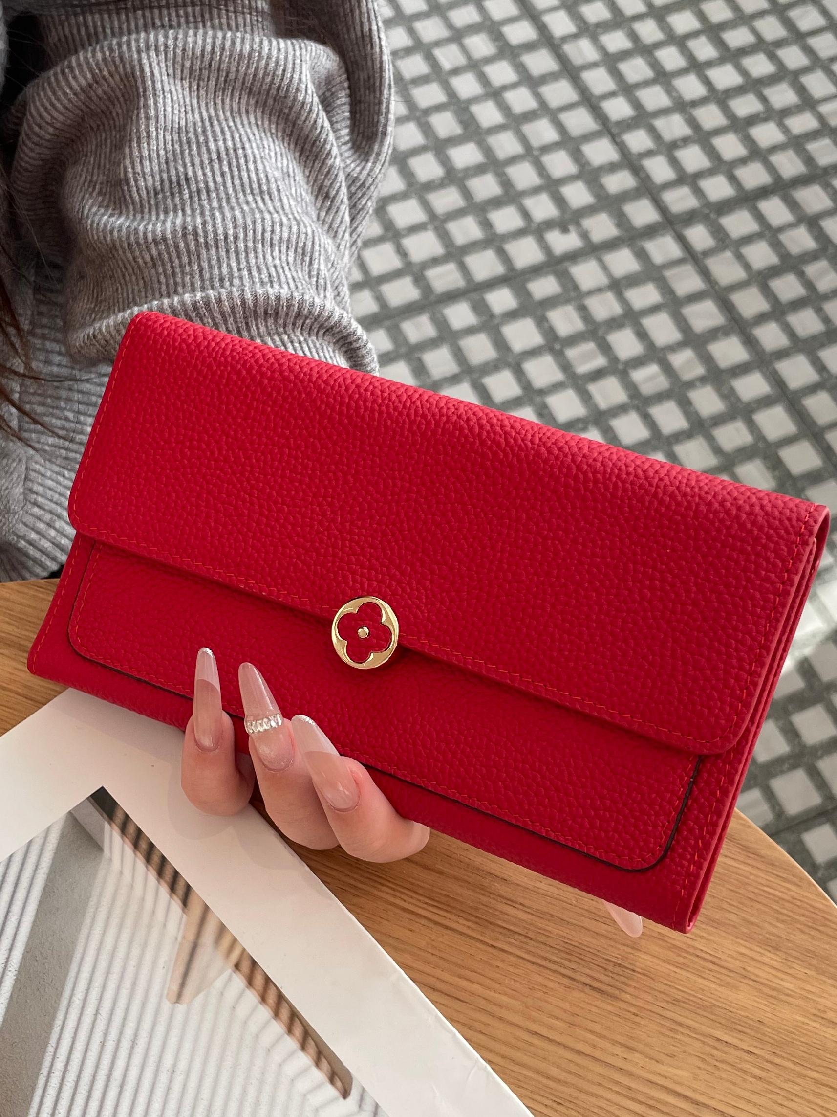 Women's New Full Leather Long Wallet, Cross-Border First Layer Cowhide Handbag, Genuine Leather Clutch Purse, Stylish and Durable