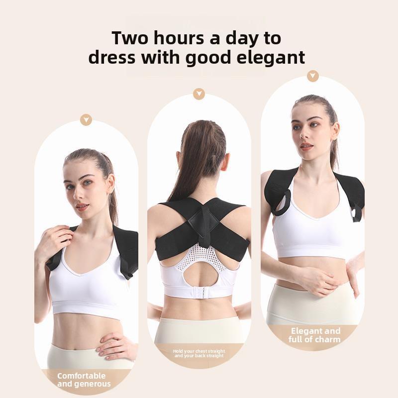 This posture correction belt for chest and back slimming, posture straightening belt for straight back and chest, back fitness and sitting posture tool