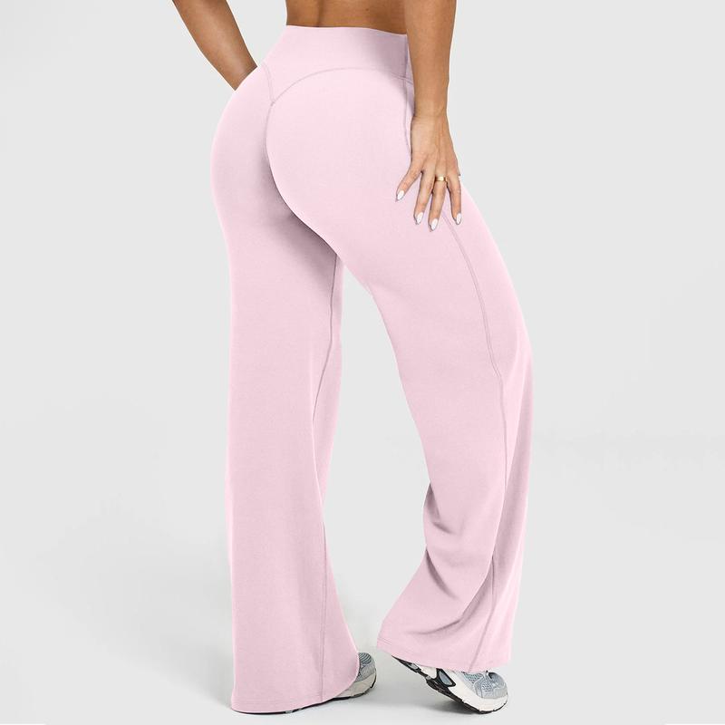 RICH BRIA Women‘s Casual Pants - High Waisted Loose-Fitting Casual Pants - Comfortable & Elastic Loose Pants with Stretchy Material - Straight Leg Hem