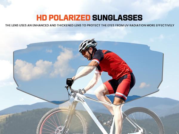 3 Pairs Integrated Wrap-around KALIYADI Polarized Sports Sunglasses UV protection Outside Activities (S93)