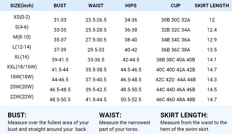 Daci Tankini Swimsuit for Women V Neck Bathing Suit Tummy Control Two Piece Swimdress Drawstring Tank Top with Skirt Bottom