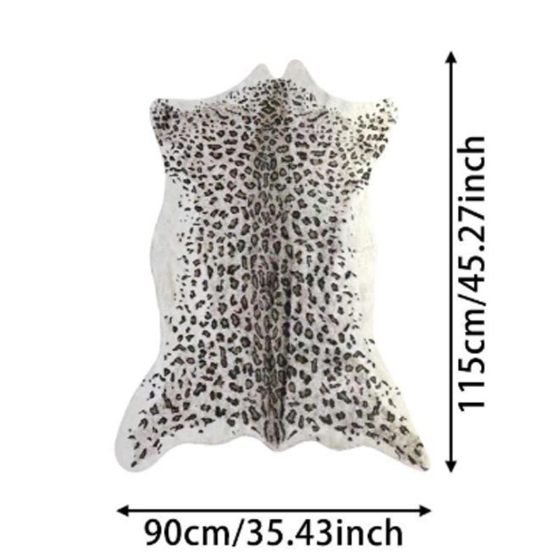 Vintage Natural Style Animal Skin Replica Tapestry, Light Leopard Pattern, Wall Decor for Study Room and Entrance Hall