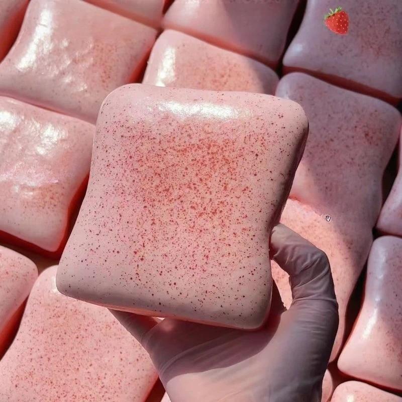 Jasmine Toast Bread Squishy Toy Cross-Border Novel Soft Squeeze Tool Sticky Slow Rebound Wet Texture Stress Relief Fidgeting DIY Stress Relief Sensory Fidget Toy for Kids Adults