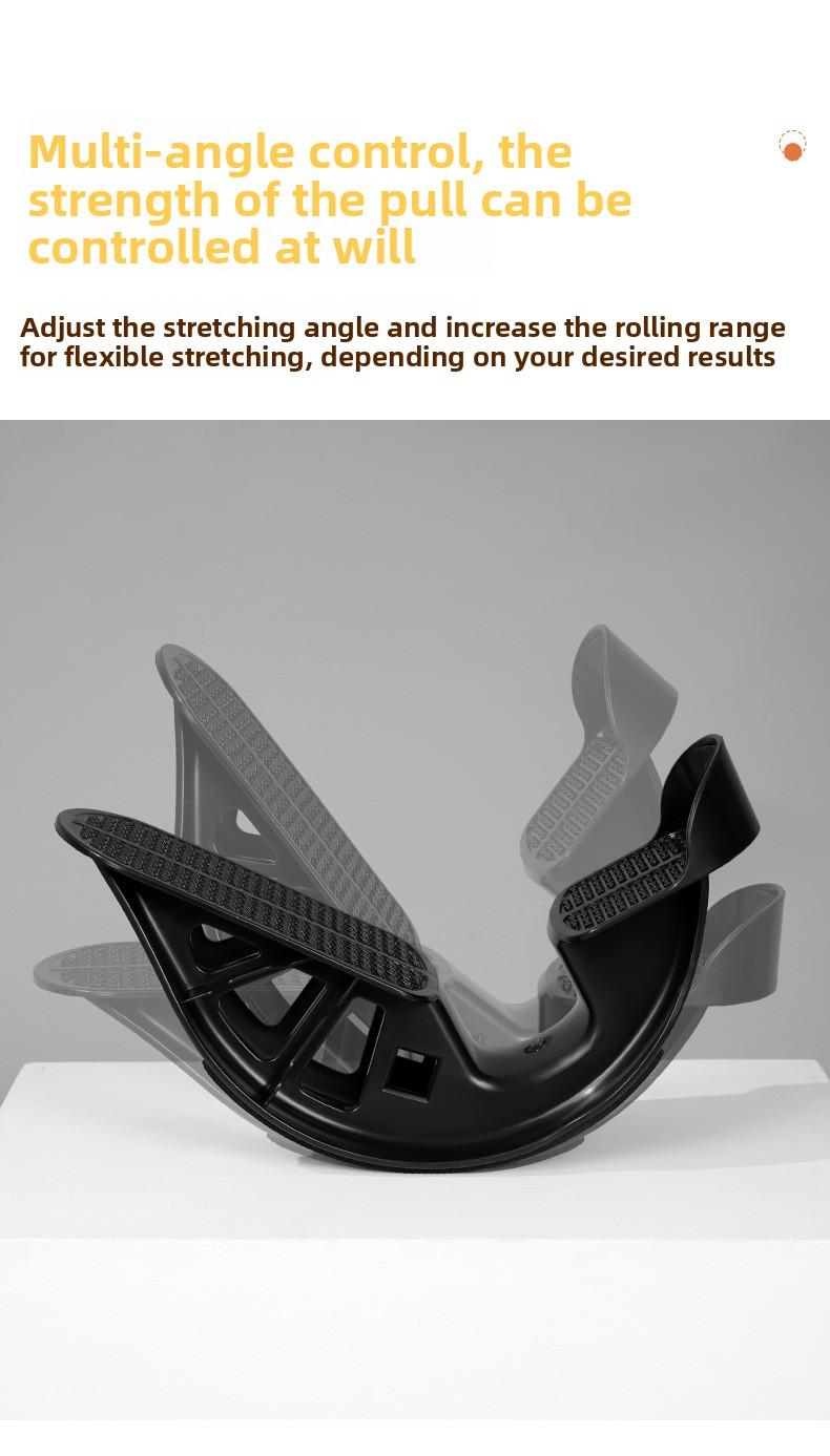 Indoor heel pedal, used for stretching the calves, Achilles tendon, tibialis muscles, and for leg stretching and massage on the treadmill