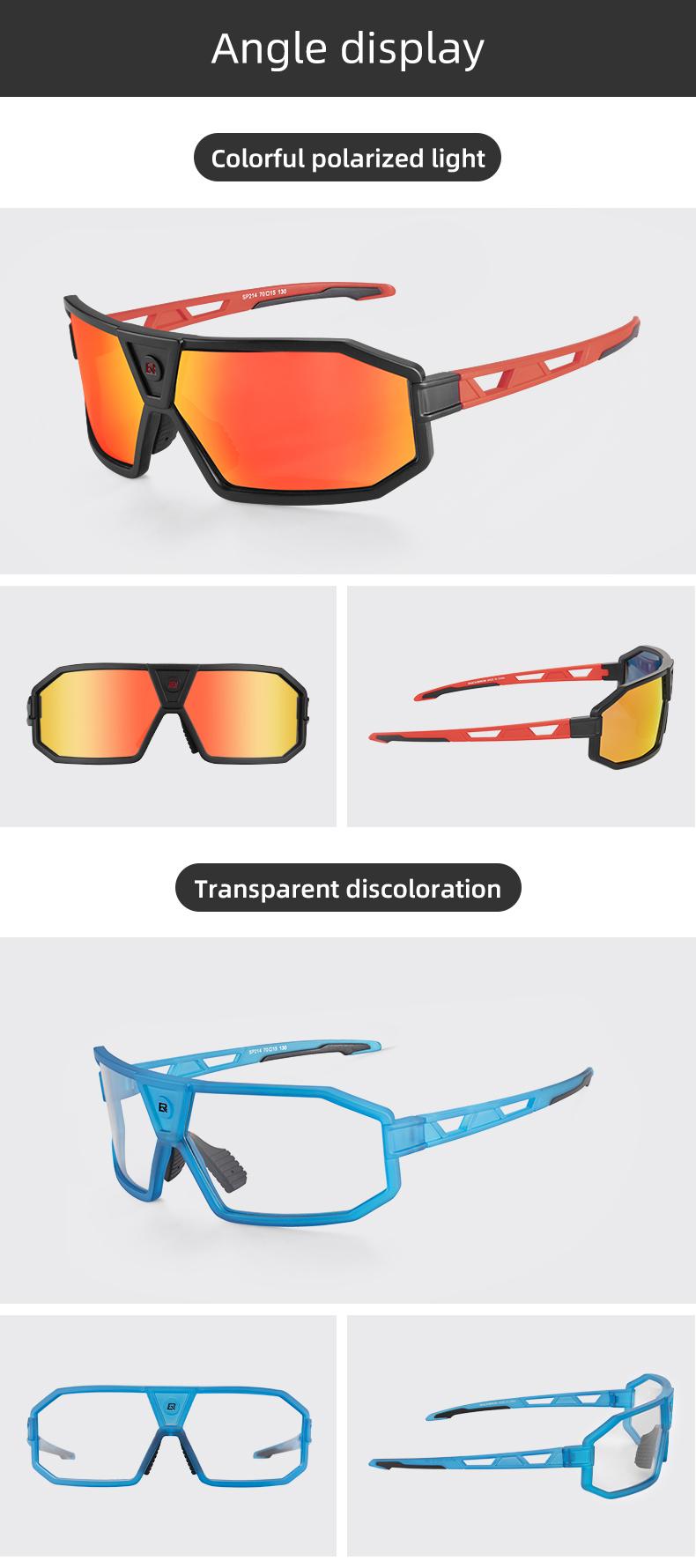 ROCKBROS Polarized Sunglasses for Men Women Cycling Glasses Sports Driving Bike Fishing Running Sunglasses TAC UV400