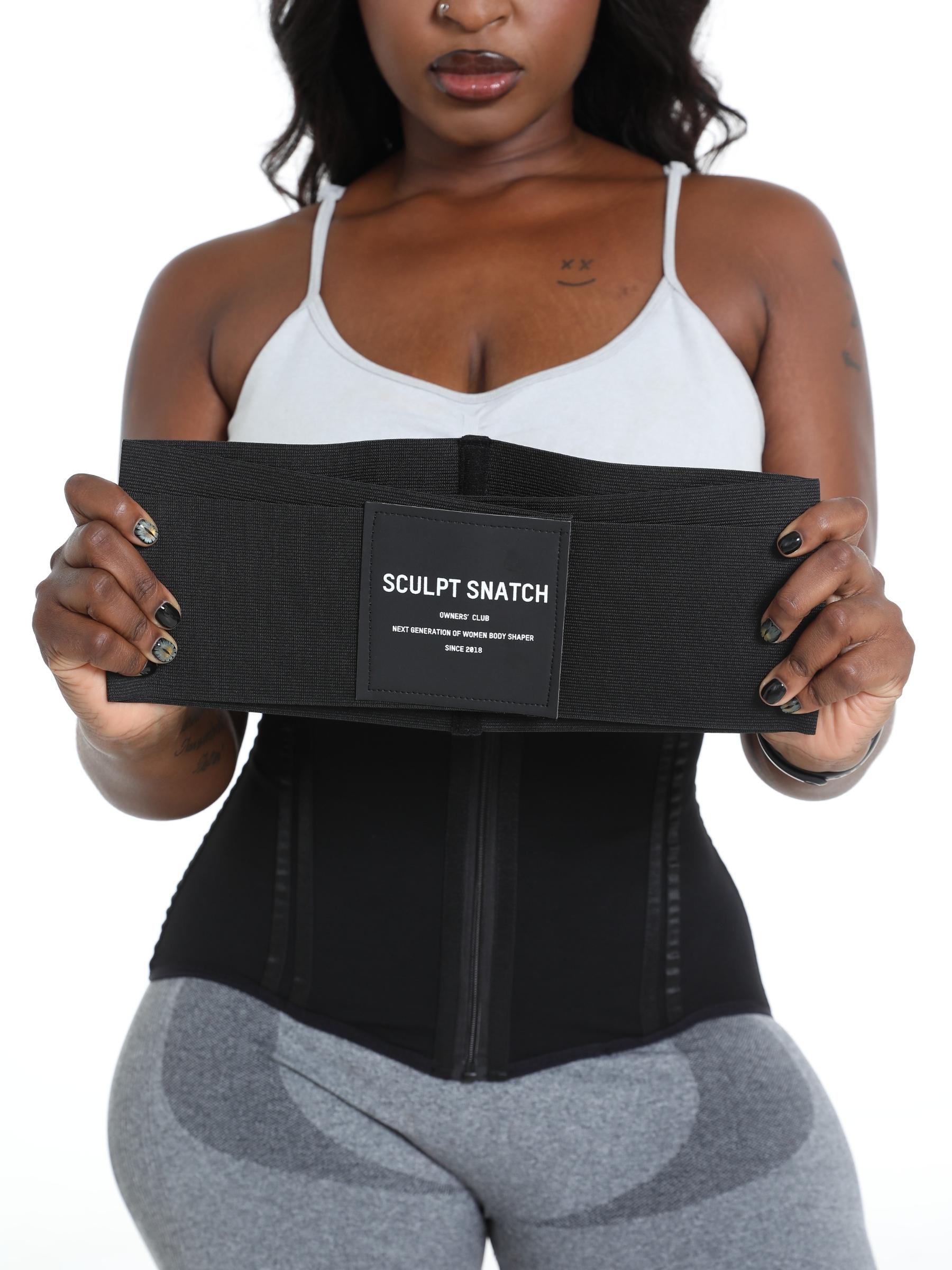 Sculpt Touch 2-in-1 Waist Trainer Double Compression 25 Steel Bones Postpartum & Workout Friendly Corset Shaper Highwaist Girdle Fit Belly Bands SpringStatements