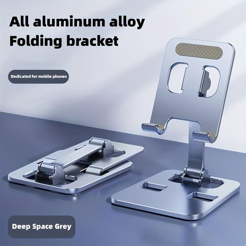 All Metal Foldable Lifting Mobile Phone Holder Lazy Desktop Holder Mobile Phone Tablet Universal Holder Multi Angle Adjustable Mobile Phone Holder Children's Online Class Mobile Phone Holder Base Compact And Portable