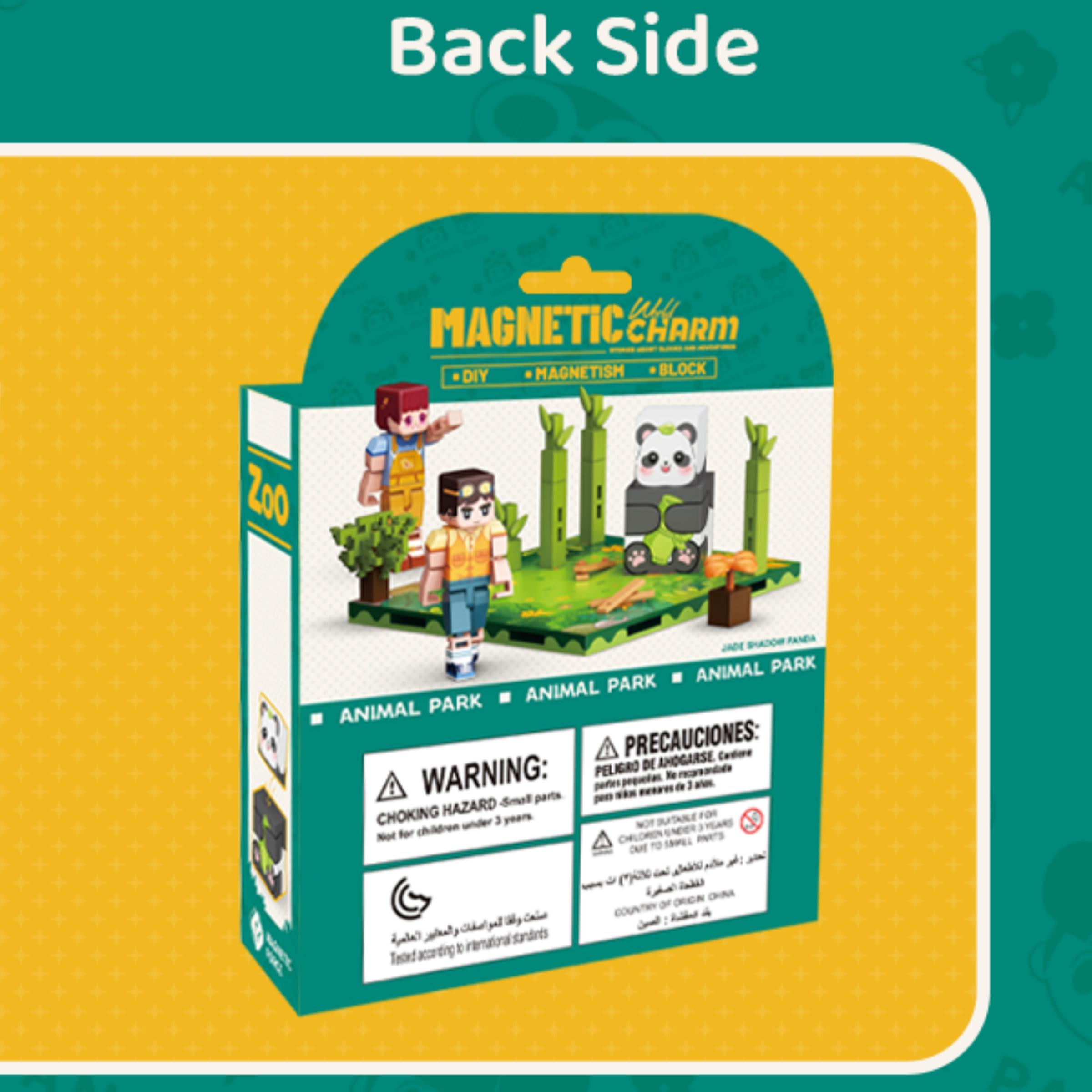 Magnetic Building Blocks My World Animal Park Panda, DIY Puzzle Toy, Educational Model Kit, Minecraft Game Accessory, Kids Gift Magnetic Building Blocks My World Animal Park Panda, DIY Puzzle Toy, Educational Model Kit, Minecraft Game Accessory, Kids Gift