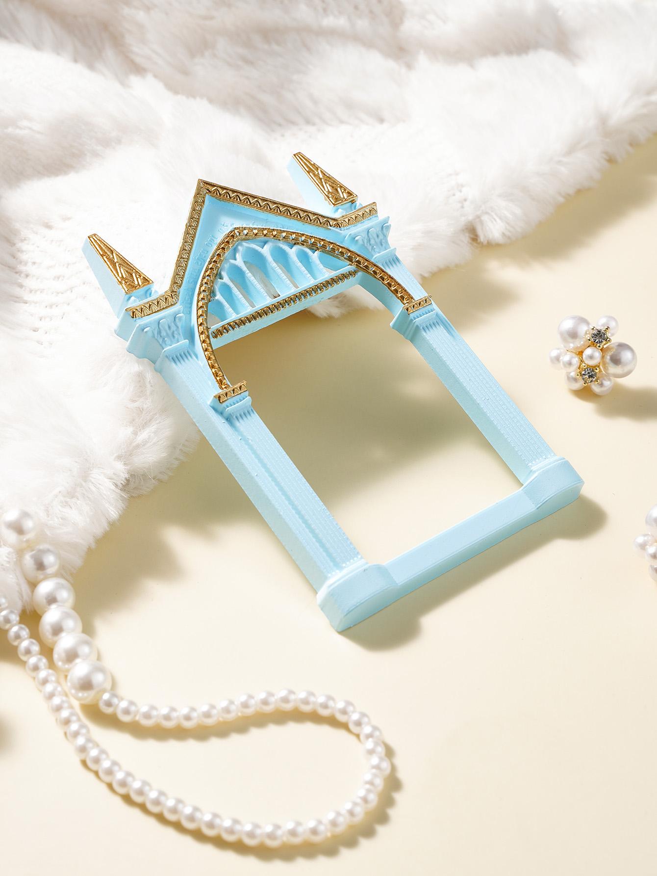 European Resin Frame Decorative Item, DIY Hand-Painted Indoor Desktop Decoration, Multi-Color Options, Bathroom Decor, Photography Props