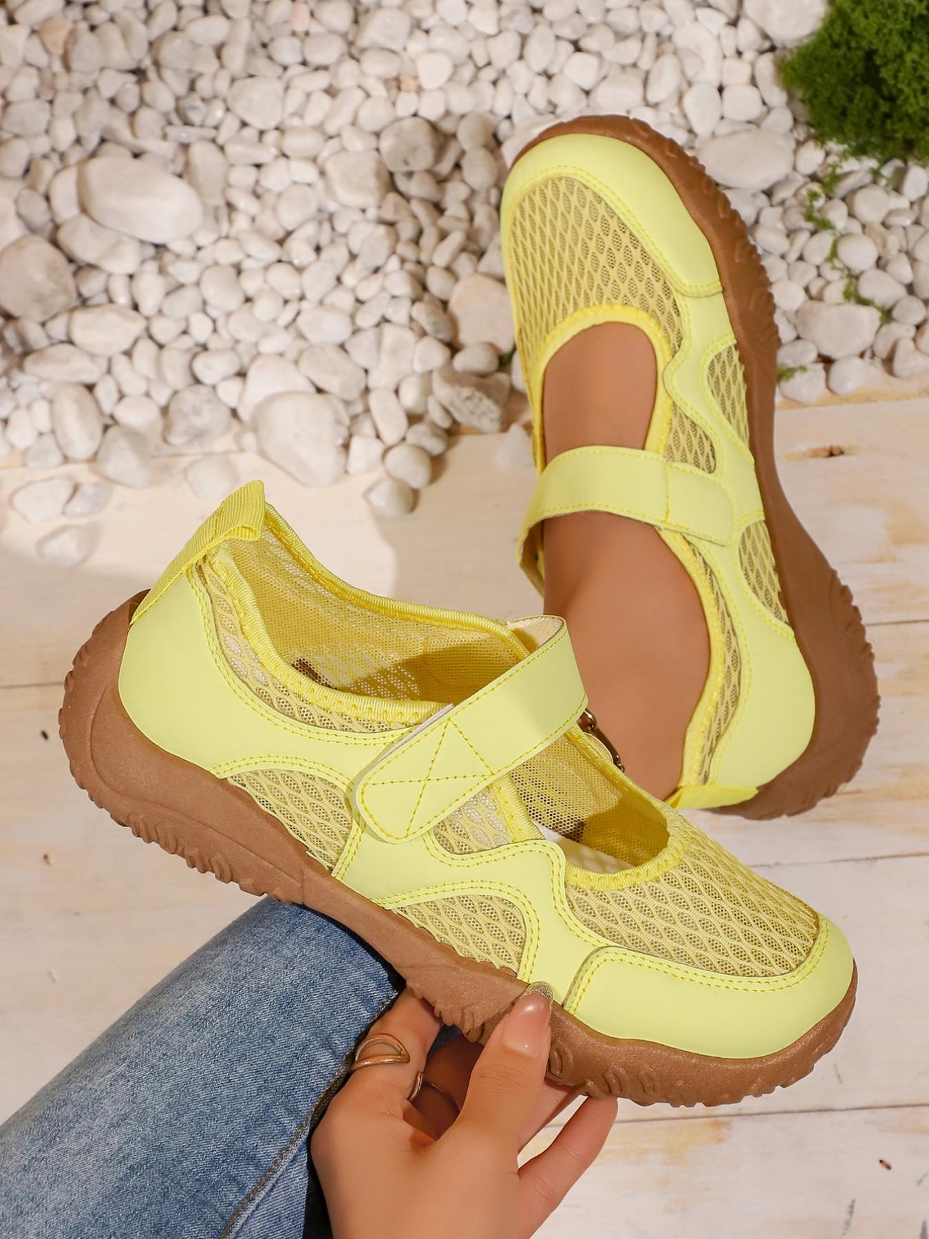 Barefoot Flats Shoes For Women Casual Breathable Shoes Slip On Zero Drop Mesh Minimalist Cheerleading Shoes Walking Fashion Casual Trainer Wide Toe Box Sneakers Lightweight Summer Athletic Sports Rubber LoaferA Worry Free S Footwear