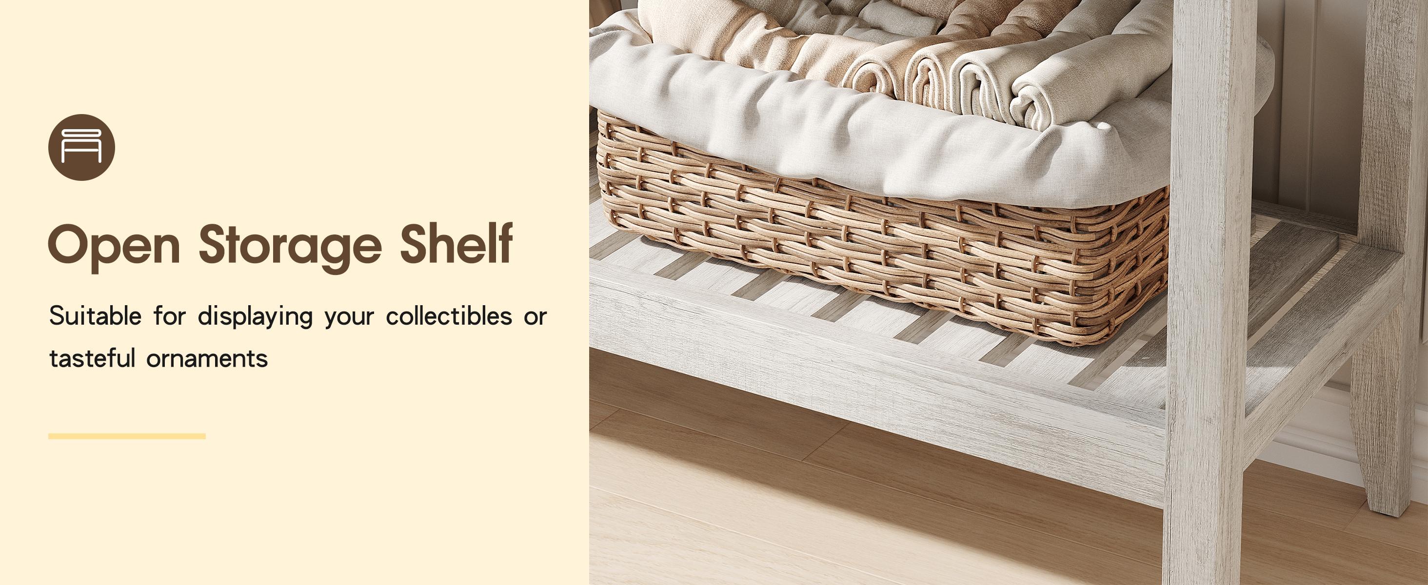 Vabches Entryway Table with Large Storage Space, Farmhouse Feel Console Table for Entryway, Sturdy & Reliable Structure Sofa Table, Easy to Assemble Entry Table Vabches Entryway Table with Large Storage Space, Farmhouse Feel Console Table for Entryway, Sturdy & Reliable Structure Sofa Table, Easy to Assemble Entry Table