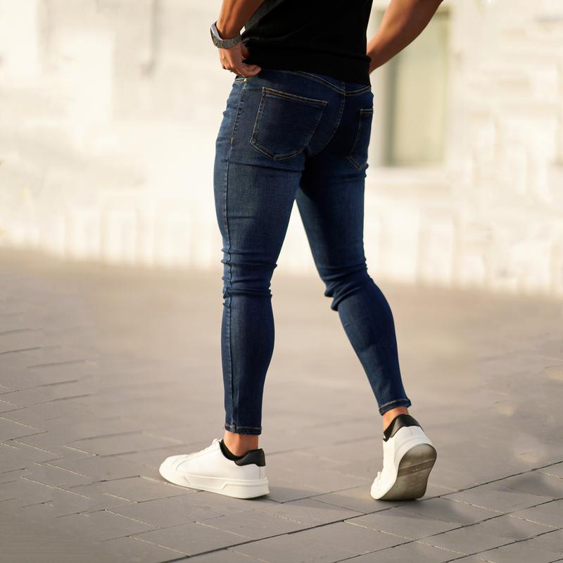 GINGTTO Men's Skinny Jeans Stretch Slim Fit Denim Pants