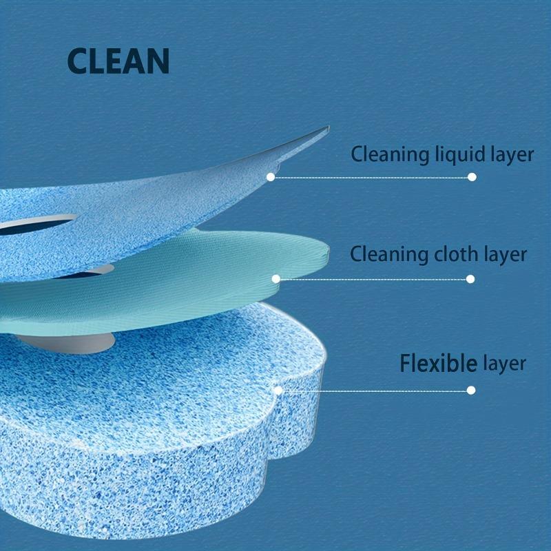 Pack of 18, disposable toilet brush head refills, replaceable toilet cleaning brush heads, dead-angle-free cleaning, bathroom cleaning brush heads, cleaning supplies, cleaning accessories