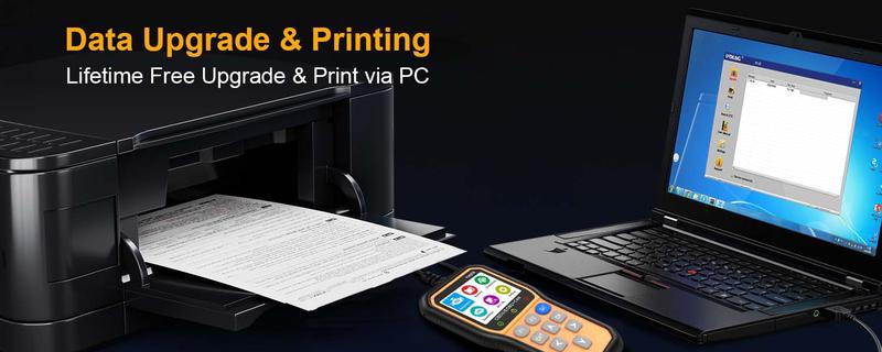 This Hill OBD2 Scanner Diagnose Tool - Battery Tester 2 in 1, Read/Clear Car Check Engine Light Code Reader - OBDII Scan Tool & Battery Charging Component Test