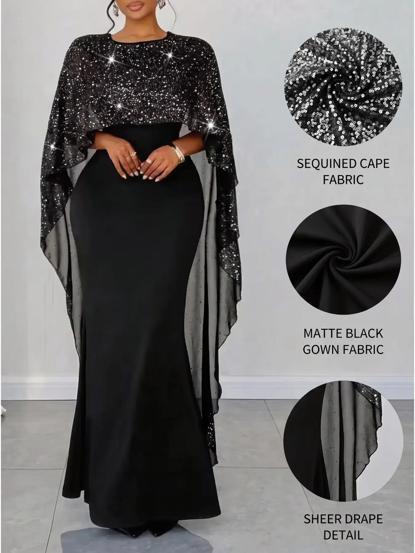 Elegant Long Dress for Women, High-End Style Midi Dress, Chic Evening Gown, Perfect for Special Occasions, Ladies' Fashionable Formal Wear