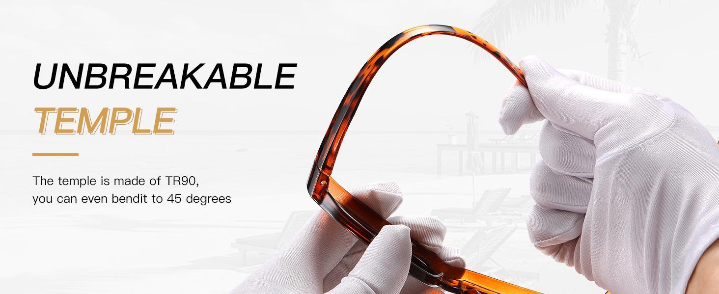 Unisex Oversized Polarized Eyewear 4-Pack, Large Frame Fit-Over Fashion Shades, UV400 Lightweight Anti-Glare for Outdoor Sports, Driving, Classic Design, Polarized Lenses