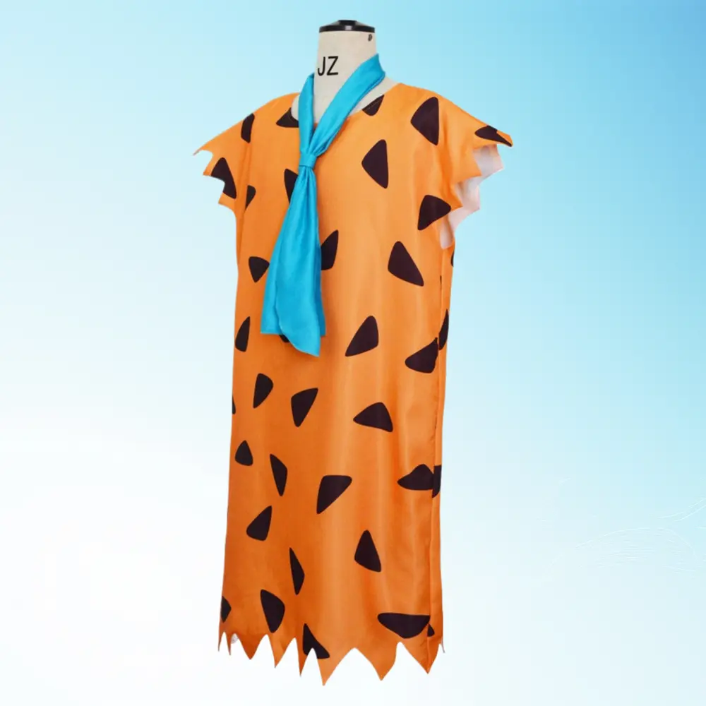 Caveman Fred Cosplay Outfit Retro Primitive Savage Costume For Adults Halloween Themed Party Performance
