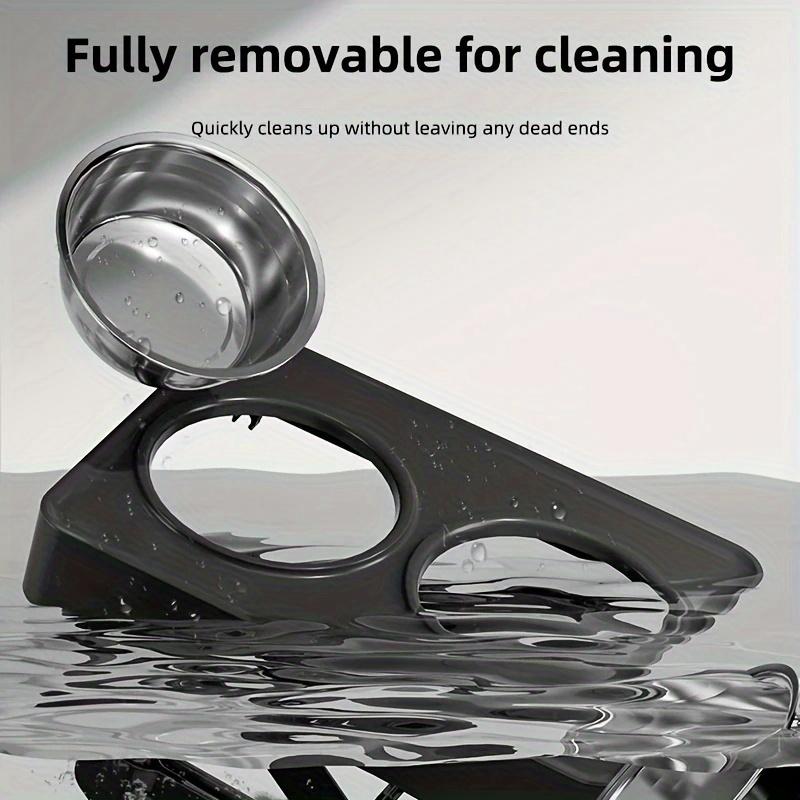 Adjustable Height Dog Bowl Stand with NeckGuard, 1 Count Durable Pet Feeding Station forCats and Dogs, Easy Cleaning, Space-saving,Comfortable Feeding Experience