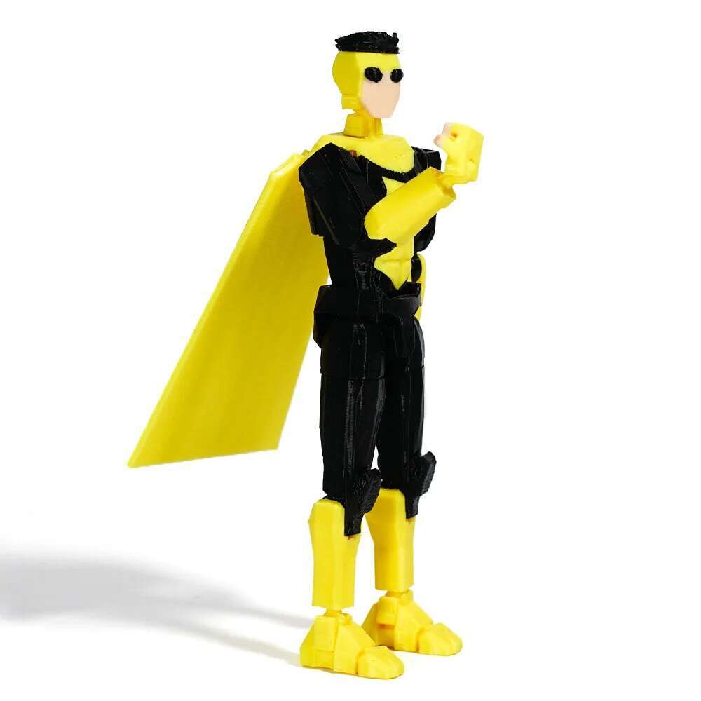 3D Printed Action Figures Invincible 3.0 Superheroes Anime Multi-Jointed Shapeshift Toys Mannequin Model Ornaments Kids Gifts