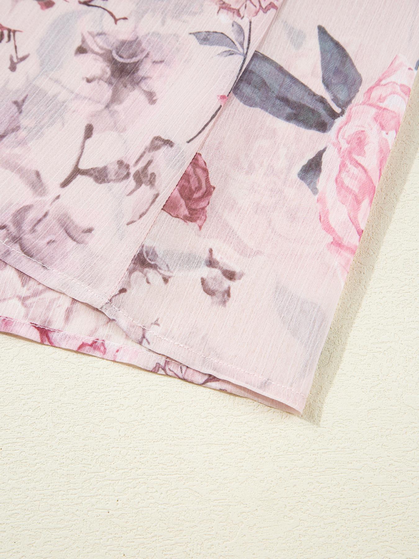 Elegant Feminine Floral Formal Ruched Backless Dress, Summer Women's Sleeveless High Waist Long Gown, Wedding Party Bridesmaid Dress