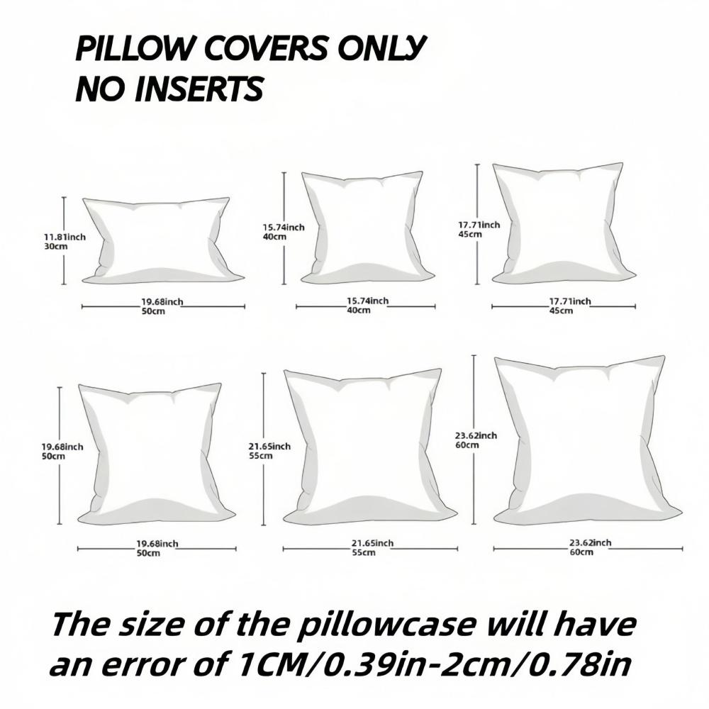 4PC, 2D flat printing, single-sided printing, multiple sizes. Easter Bunny Pattern Flax Pillow Covers for Sofa Made of polyester fiber, machine washable. Suitable for indoor and outdoor decoration (pillow insert not included, not embroidered).