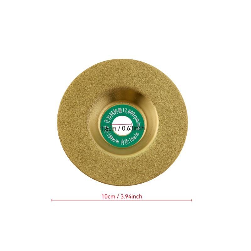 Diamond grinding disc for tile polishing, brazed glass cutting disc, jade polishing angle grinder polishing disc