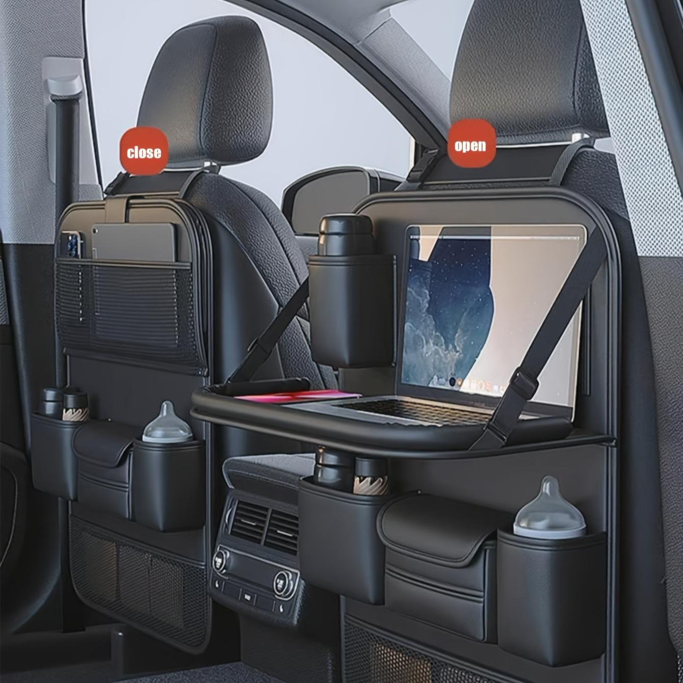 Multifunctional Car Seat Back Storage Bag, Foldable Dining Table, In-car Storage Box, Car Interior Accessories for Car Stowing & Tidying