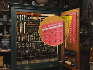 AltitudeCraft Thread Checker, Nut and Bolt Thread Checker, Bolt Size and Thread Gauge, Bolt and Nut Identifier Gauge, Bolt Gauge Wall Mountable