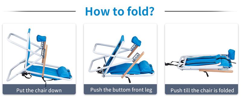 Folding Beach Chair Adjustable Headrest w/4 Flexible Tilt Angle, Cup Holder Portable High Strength Cleanable Fabric, for Sand Camping Lawn Concert Travel Festival