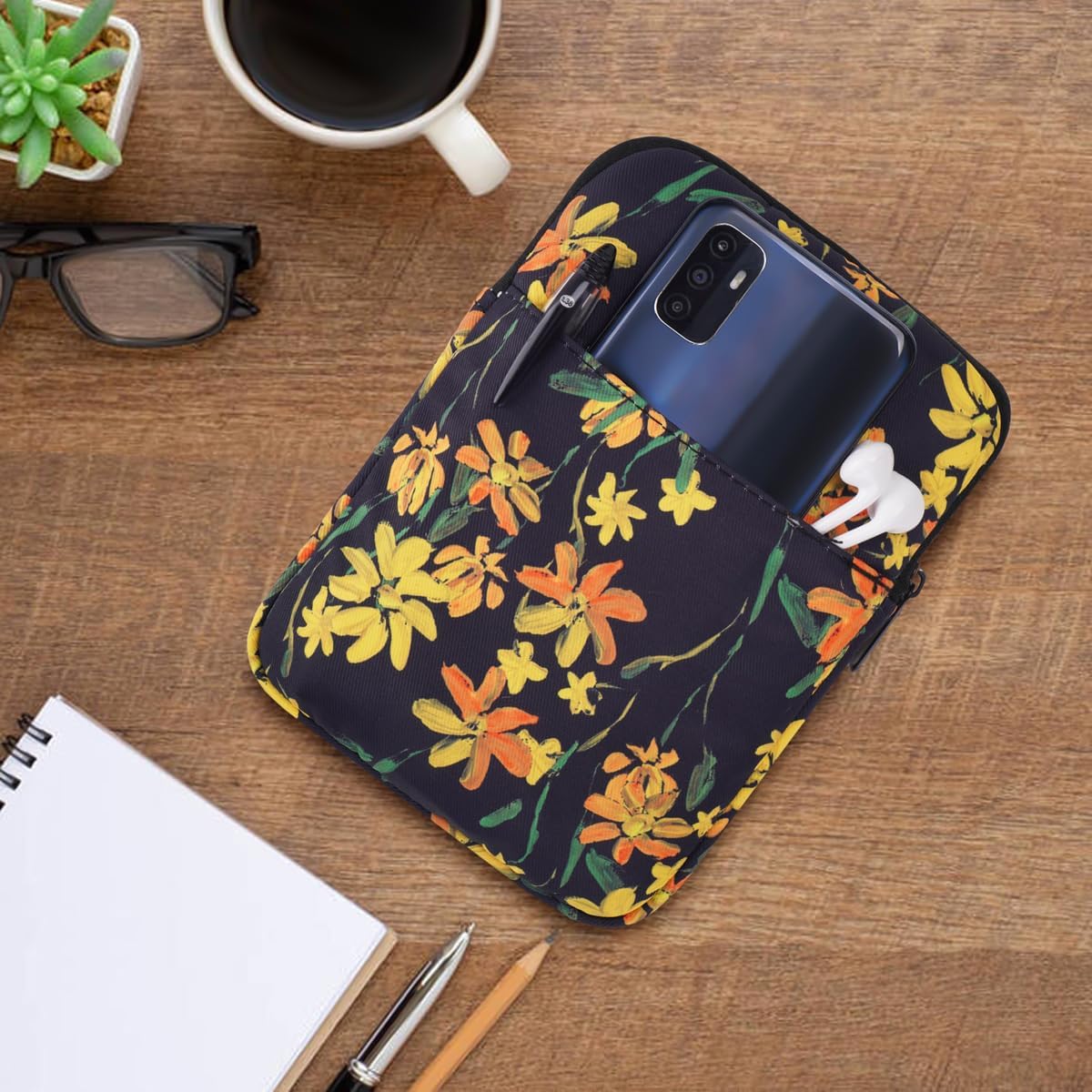 Portable 7-Inch e-Reader Sleeve, Shockproof Protective Kindle Case, Tablet Sleeve Pouch, Preferred Gift