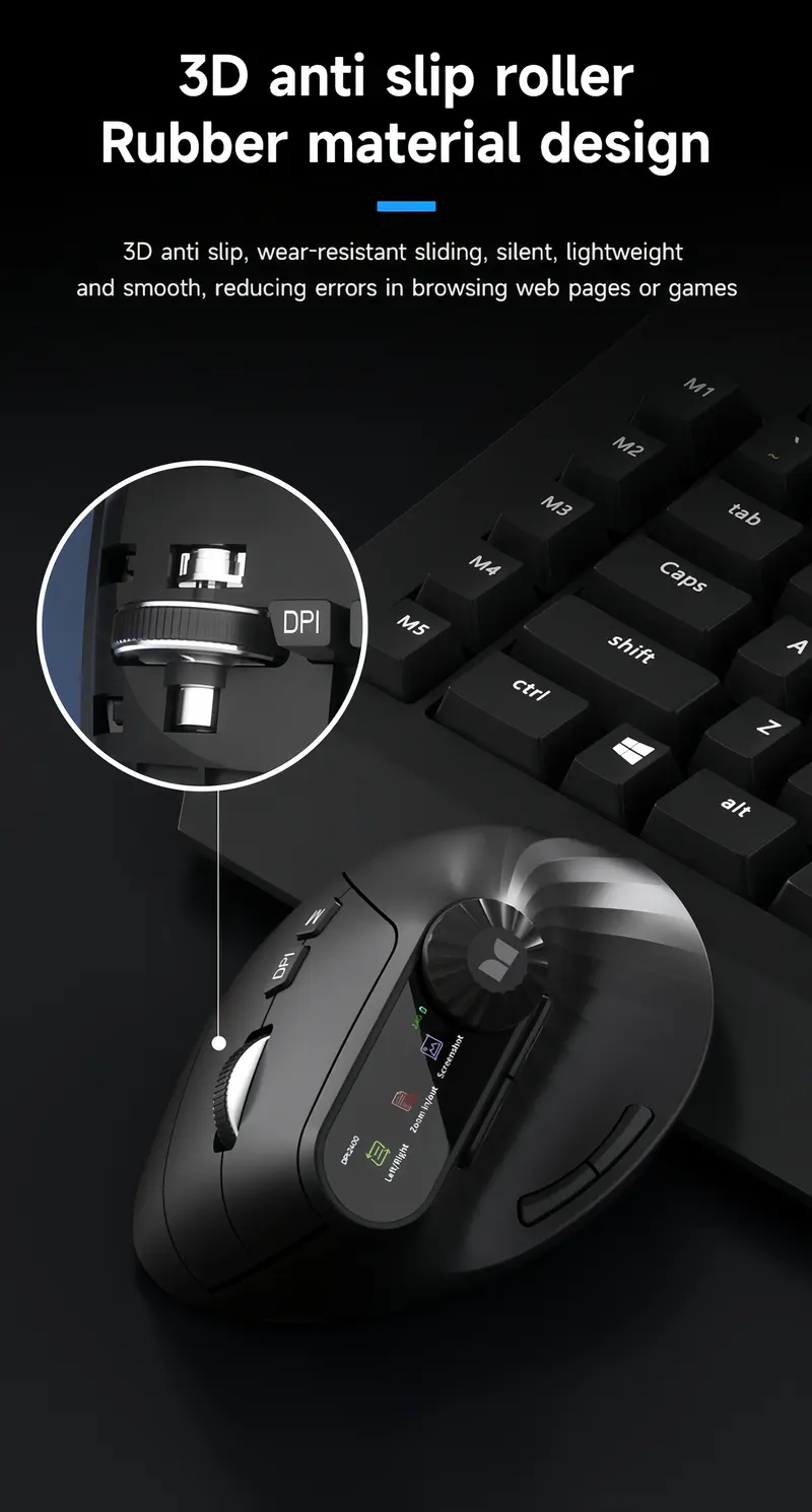 Monster Airmars M2 MAX Ergonomic Vertical Connected Mouse - 57