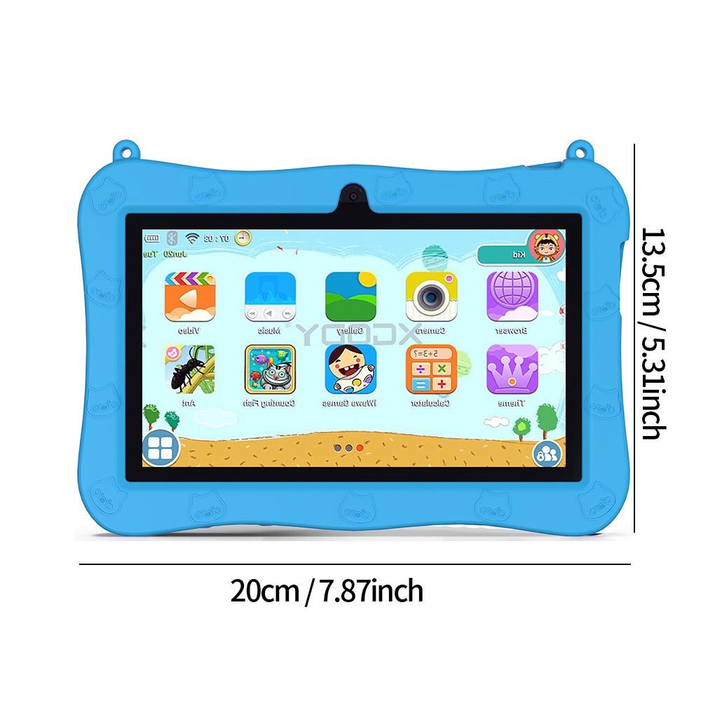 7 Inch Kids Tablet PC Android 13.0 4GB 64GB, Dual Camera 2mp+5mp, WiFi Bluetooth-compatible, Shockproof Case, Parental Control, Ideal Gift