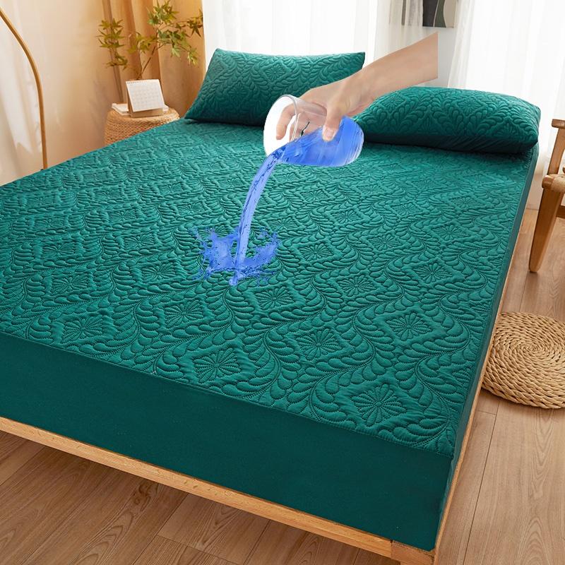 Deep Pocket Waterproof Mattress Protector, 100% Waterproof, Soft and Breathable, Fits 30cm Thick Mattresses, Washable, Multi-Color Options