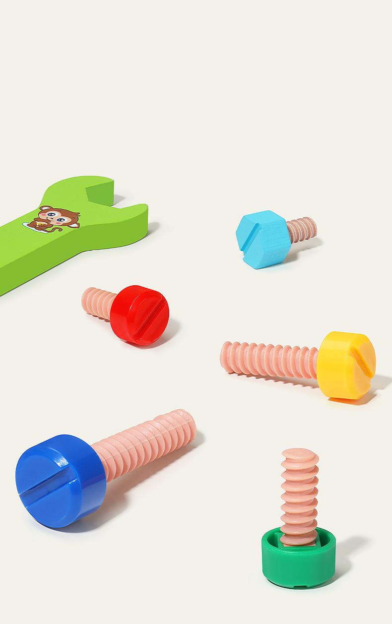 Children's Animal Assembly Toolbox, Funny Wooden Tools Toy, Play House Preschool Education Educational Toys, Create Thinking&Hands-On Ability, , Birthday Children's Day Gifts For Boys Girls