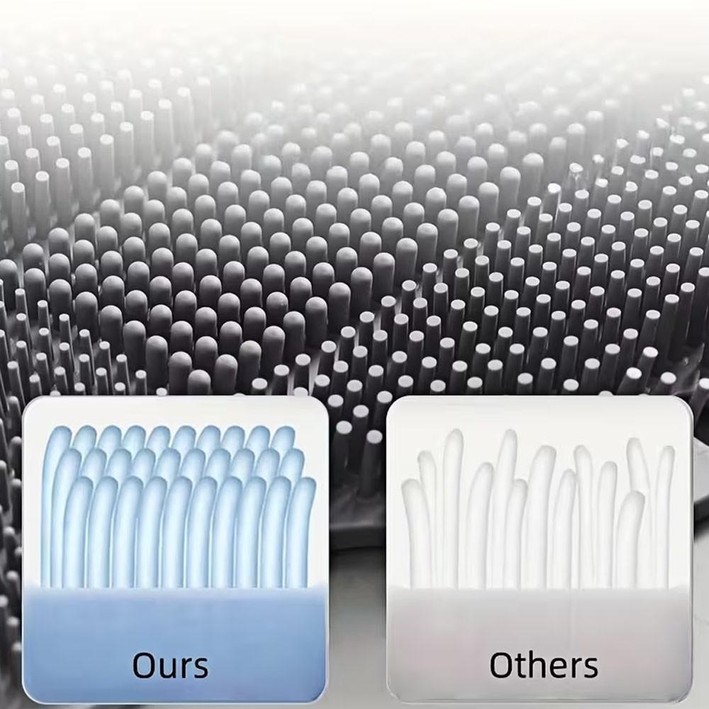 Large Multi-Functional Suction Back Scrubber Brush, Soft Bristles for Deep Massage, Comfortable Design, Ideal for Bathing and Foot Soaking