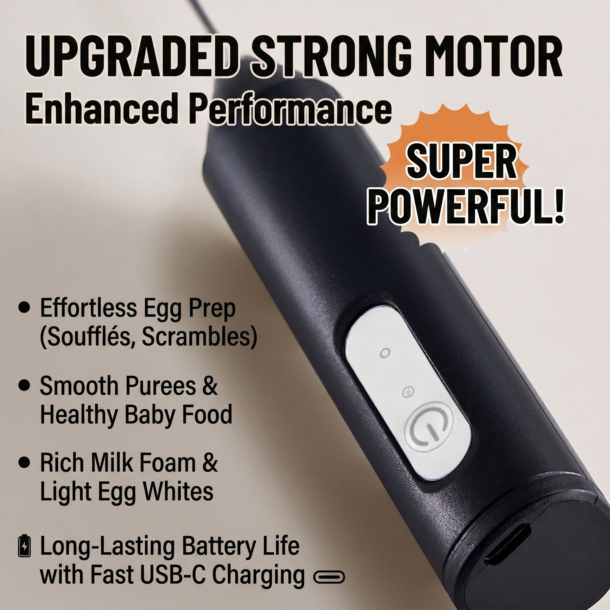 Bestselling Coffee Stirrer, Multi-Functional Milk Frother, Cordless Milk Frother, Milk Frother Wand, High-Aesthetic Handheld Drink Mixer, Perfect for Coffee and Matcha, Be Your Own Barista!