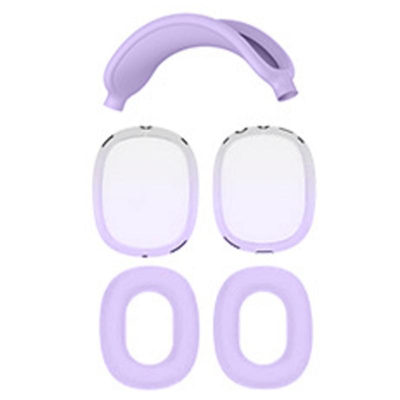 Silicone Case Cover for AirPods Max 2 Headphones,Clear Soft TPU Ear Cups Cover/Ear Pad Case Cover/Headband Cover for AirPods Max 2/1 (2026/2024/2020),Transparent Accessories for Apple AirPod Max